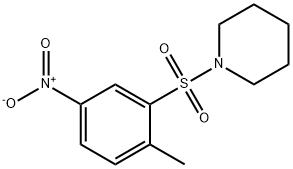 1-(2-methyl-5-nitrophenyl)sulfonylpiperidine 구조식 이미지