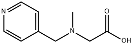 N-methyl-N-(pyridin-4-ylmethyl)glycine 구조식 이미지