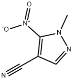 1-methyl-5-nitropyrazole-4-carbonitrile Structure