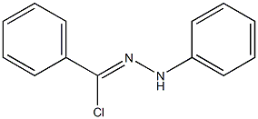 N-phenylbenzenecarbohydrazonoyl chloride 구조식 이미지