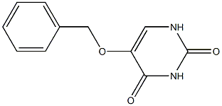 2,4(1H,3H)-Pyrimidinedione,5-(phenylmethoxy)- Structure