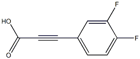 3-(3,4-difluorophenyl)-2-Propynoic acid 구조식 이미지