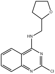 2-chloro-N-(oxolan-2-ylmethyl)quinazolin-4-amine Structure