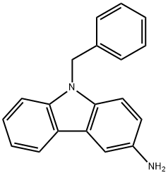 9H-Carbazol-3-amine,9-(phenylmethyl)- 구조식 이미지