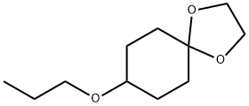 8-PROPOXY-1,4-DIOXASPIRO[4.5]DECANE 구조식 이미지