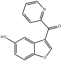 3-(피리딘-2-카르보닐)-1-벤조푸란-5-올 구조식 이미지