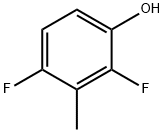 2,4-Difluoro-3-methylphenol 구조식 이미지