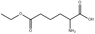 RS-2-Aminoadipic acid 6-ethyl ester 구조식 이미지