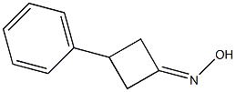 3-phenylcyclobutanone oxime Structure