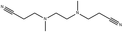3-[2-(2-cyanoethyl-methyl-amino)ethyl-methyl-amino]propanenitrile Structure