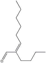 2-Octenal, 2-butyl-, (Z)- Structure