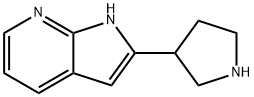 2-pyrrolidin-3-yl-1H-pyrrolo[2,3-b]pyridine Structure