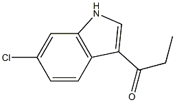 1-(6-chloro-1H-indol-3-yl)propan-1-one Structure