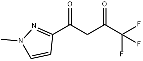 4,4,4-Trifluoro-1-(1-methylpyrazol-3-yl)butane-1,3-dione 구조식 이미지