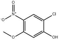 2-CHLORO-5-METHOXY-4-NITROPHENOL Structure