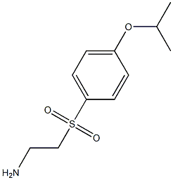 2-(4-propan-2-yloxyphenyl)sulfonylethanamine Structure