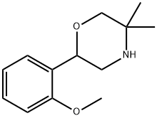 2-(2-methoxyphenyl)-5,5-dimethylmorpholine Structure