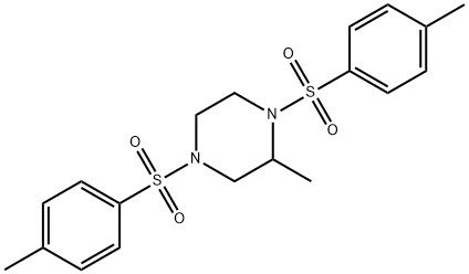 2-methyl-1,4-ditosylpiperazine Structure