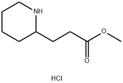 methyl 3-(2-piperidinyl)propanoate hydrochloride 구조식 이미지