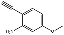 2-ETHYNYL-5-METHOXYANILINE 구조식 이미지