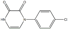 4-(4-chlorophenyl)-1H-pyrazine-2,3-dione Structure