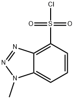 1-Methyl-1H-benzotriazole-4-sulfonyl chloride 구조식 이미지