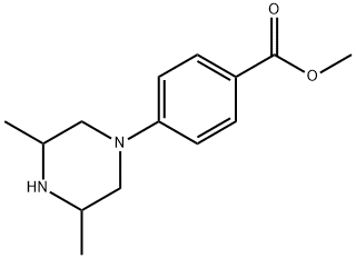 methyl 4-(3,5-dimethylpiperazin-1-yl)benzoate 구조식 이미지
