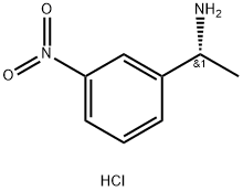 (R)-3-NITROPHENETHYLAMINE HCL 구조식 이미지