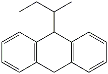 Anthracene, 9,10-dihydro-9-(1-methylpropyl)- Structure