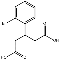 3-O-BROMOPHENYLPENTANEDIOIC ACID 구조식 이미지