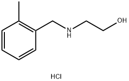 2-[(2-methylbenzyl)amino]ethanol hydrochloride 구조식 이미지