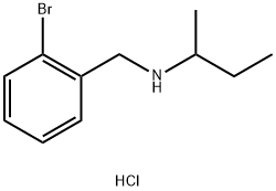 [(2-bromophenyl)methyl](butan-2-yl)amine hydrochloride 구조식 이미지