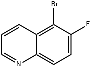 5-Bromo-6-fluoroquinoline Structure