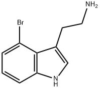 2-(4-bromo-1H-indol-3-yl)ethanamine 구조식 이미지