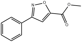 5-Isoxazolecarboxylic acid, 3-phenyl-, methyl ester 구조식 이미지