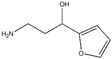 3-amino-1-(furan-2-yl)propan-1-ol 구조식 이미지