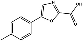 5-p-Tolyl-oxazole-2-carboxylic acid Structure