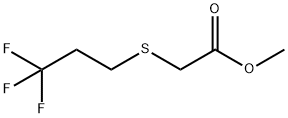 Methyl 2-(3,3,3-trifluoropropylthio)acetate Structure