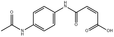 (Z)-4-((4-acetamidophenyl)amino)-4-oxobut-2-enoic acid 구조식 이미지