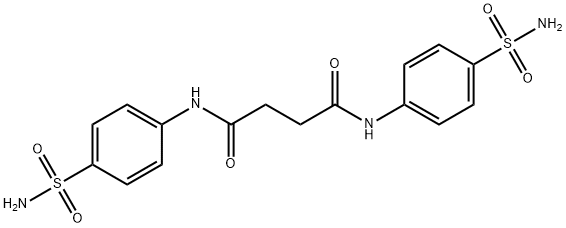 N,N'-bis[4-(aminosulfonyl)phenyl]succinamide Structure