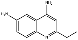 2-ethylquinoline-4,6-diamine Structure