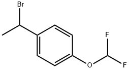 1-(1-bromoethyl)-4-(difluoromethoxy)benzene 구조식 이미지