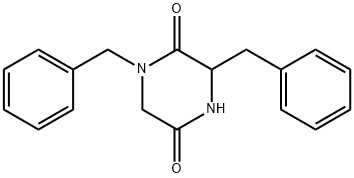 1,3-dibenzylpiperazine-2,5-dione 구조식 이미지