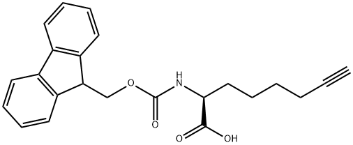 (2S)-2-(Fmoc-amino)-7-octynoic acid Structure