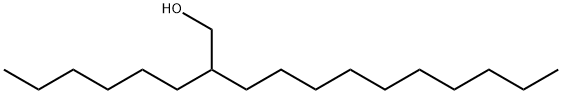 1-Dodecanol, 2-hexyl- Structure