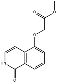 methyl [(1-oxo-1,2-dihydroisoquinolin-5-yl)oxy]acetate Structure