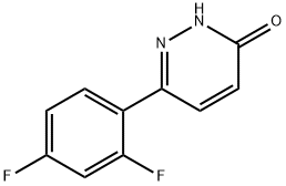 6-(2,4-difluorophenyl)pyridazin-3-ol Structure