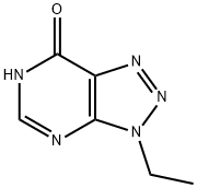 3-Ethyl-3,6-dihydro-7H-[1,2,3]triazolo[4,5-d]pyrimidin-7-one Structure