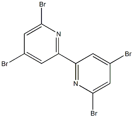 2,2'-Bipyridine, 4,4',6,6'-tetrabromo- Structure