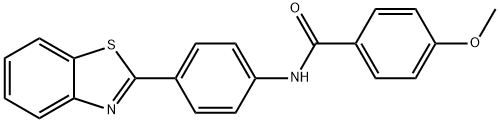 N-[4-(1,3-benzothiazol-2-yl)phenyl]-4-methoxybenzamide Structure